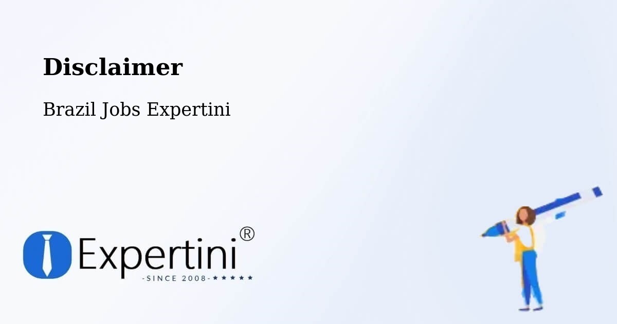 Disclaimer – Marabá - Brazil Jobs Expertini