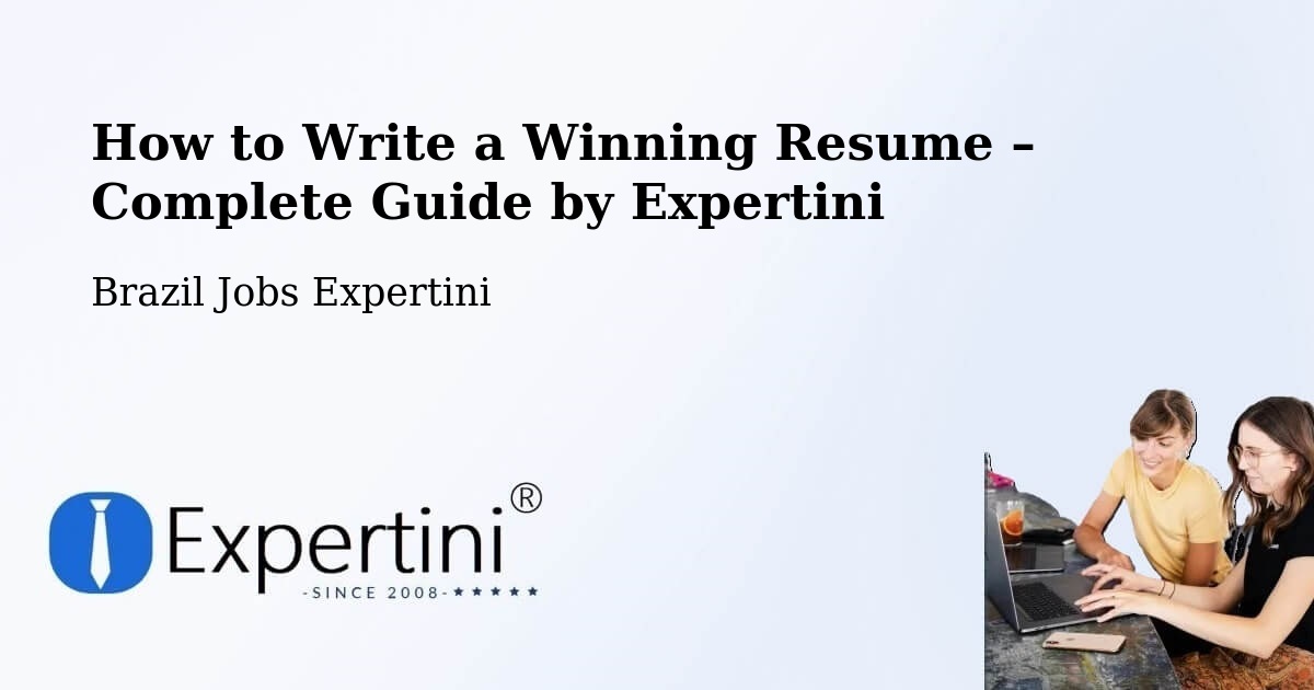 Resume Writing Guide for Job Seekers – Marabá - Marabá, Brazil Jobs Expertini